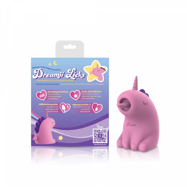 Dreamii Licks Licking Unicorn Mini Vibrator