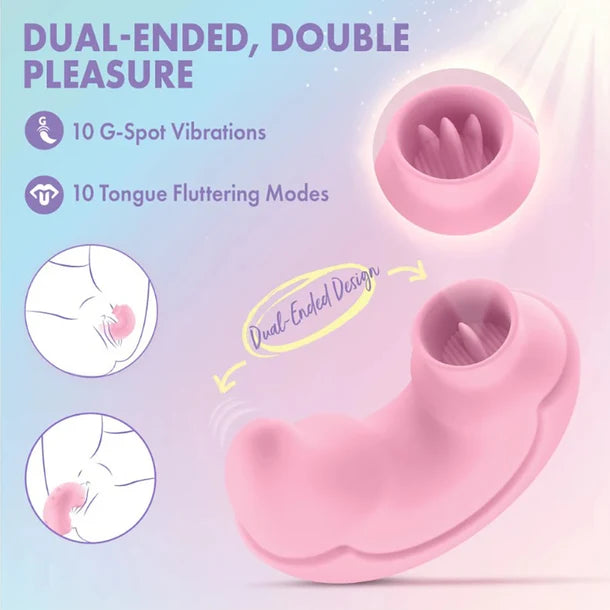 Play With Me Pout & Play Dual-Ended Vibrator