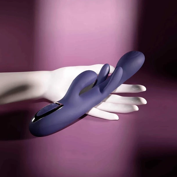 Evolved Bow Down Come-Hither Dual-Stimulation Vibrator