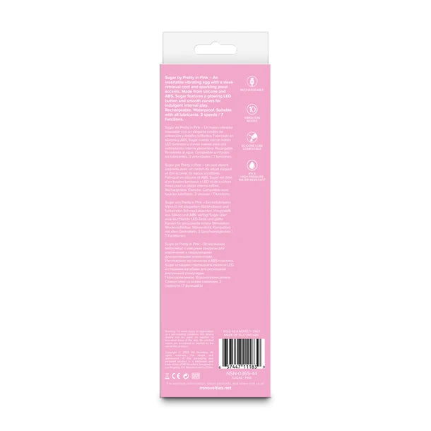 Pretty in Pink Sugar Insertable Vibrating Egg