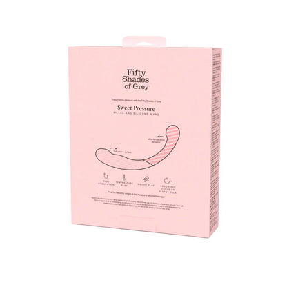 Fifty Shades of Grey Sweet Pressure silicone and metal double-ended wand