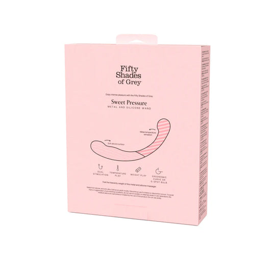 Fifty Shades of Grey Sweet Pressure silicone and metal double-ended wand