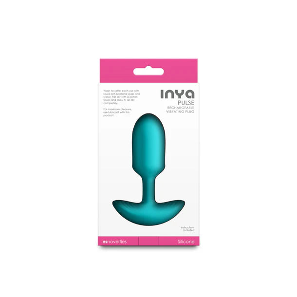 NS Novelties INYA Pulse vibrating anal plug waterproof silicone rechargeable plug
