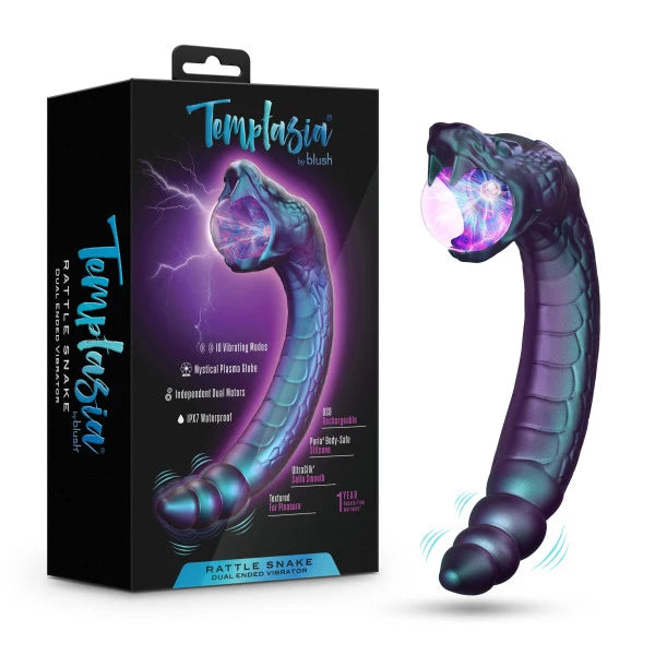 Temptasia Rattle Snake Dual-Motor Pulse Vibrator