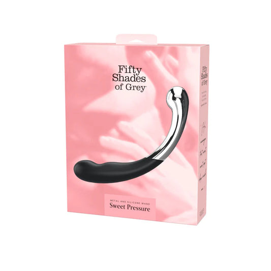 Fifty Shades of Grey Sweet Pressure silicone and metal double-ended wand
