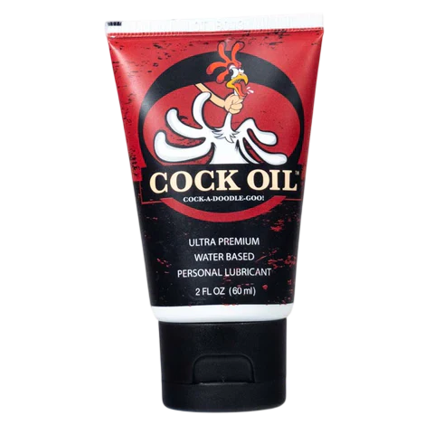 2 Packs Cock Oil Water-Based Lubricant – Squeeze Tube (2 oz)