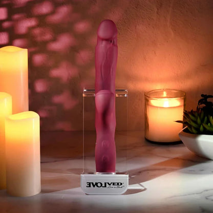Evolved Bursting with Pleasure Inflatable Dual-Stimulation Vibrator