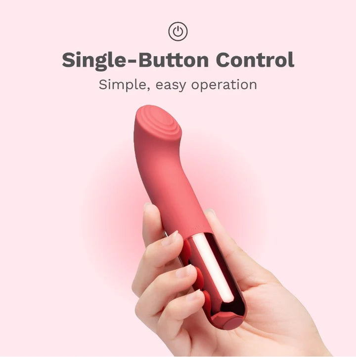 Le Wand Mini Vibe G-Love textured G-spot vibrator with silicone body