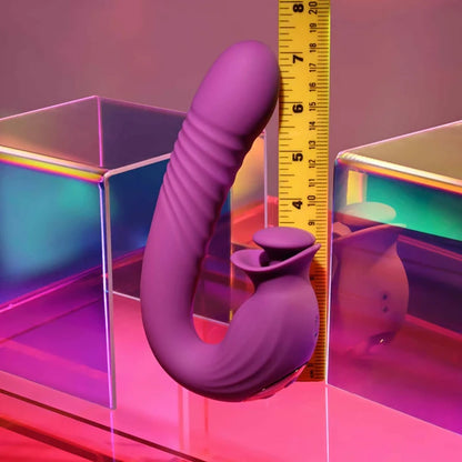 Evolved Deep Ecstasy Thrusting & Rotating Clitoral Vibrator