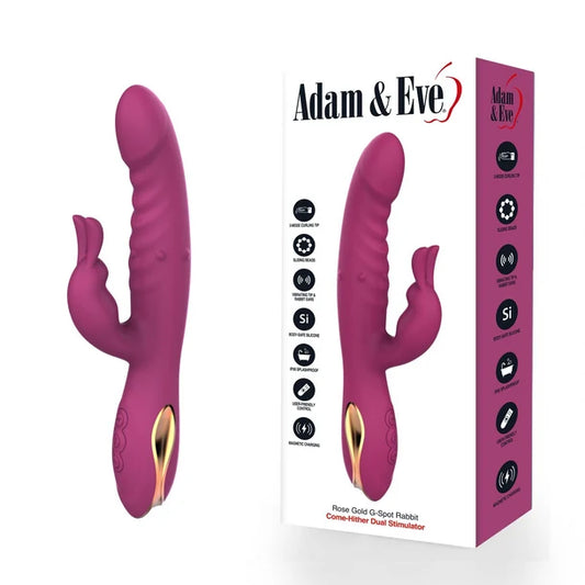 Adam & Eve Rose Gold G-Spot Rabbit Vibrator