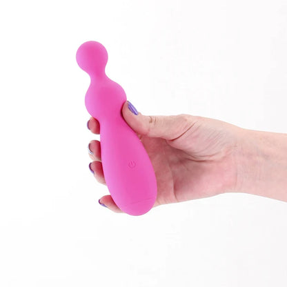 Pretty in Pink Petal Beaded Vibrator