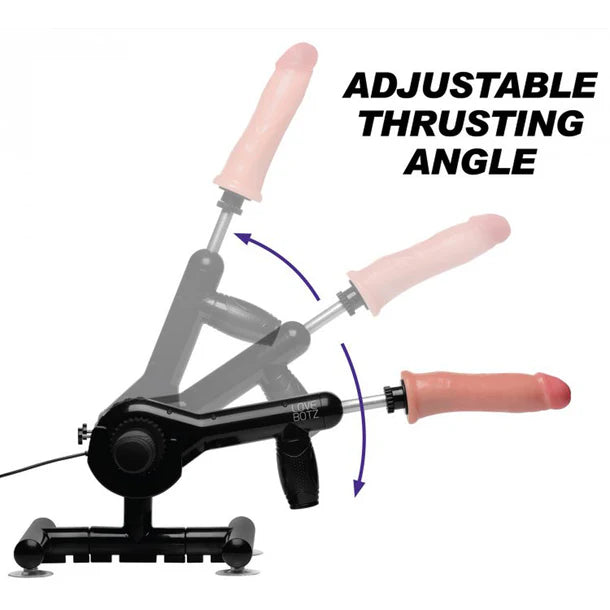 Pro-Bang thrusting sex machine with wireless remote and suction cup base