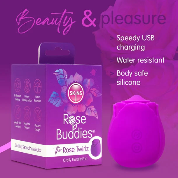 Skins Rose Buddies The Rose Twirlz Vibrator