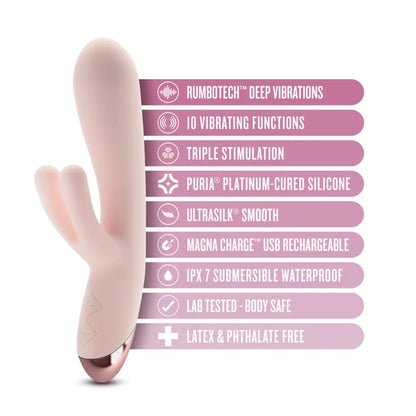 Blush Elora Triple-Stimulation Rabbit Vibrator