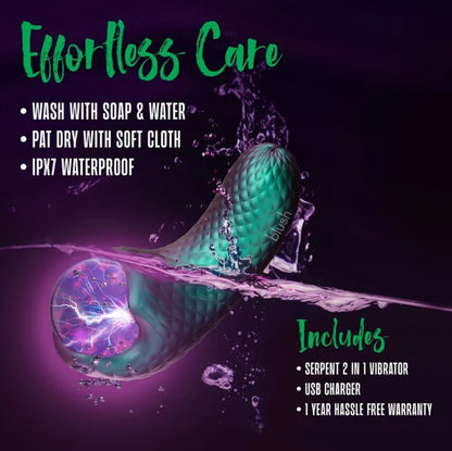 Temptasia Enchanted Serpent Dark Milleni Vibrator