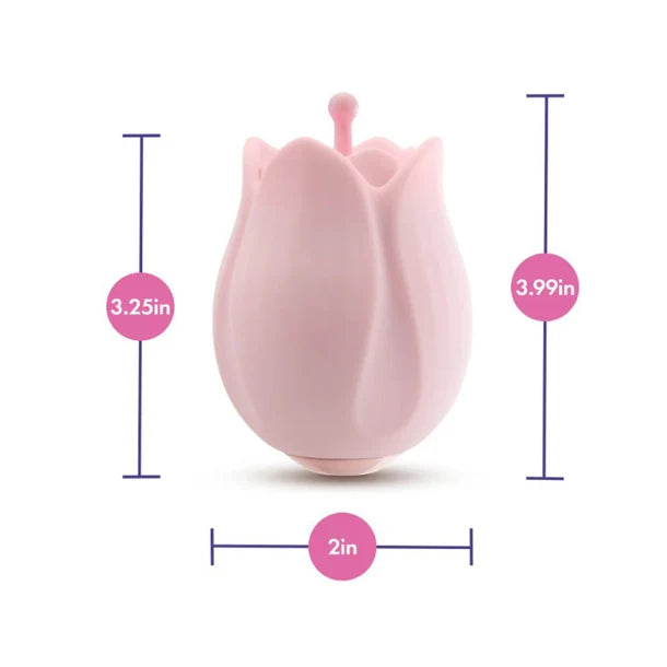 Play With Me Romantic Rose Clitoral & Nipple Massager