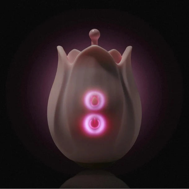 Play With Me Romantic Rose Clitoral & Nipple Massager