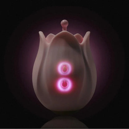 Play With Me Romantic Rose Clitoral & Nipple Massager