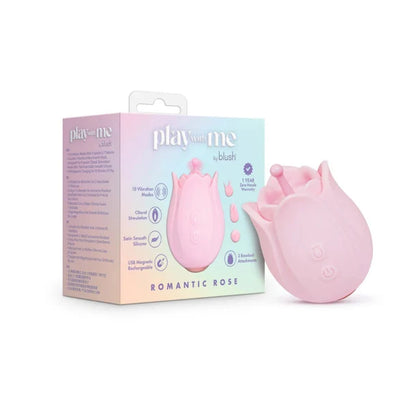 Play With Me Romantic Rose Clitoral & Nipple Massager