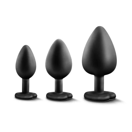 Luxe Bling Plugs Training Kit – 3 Sizes Silicone Set