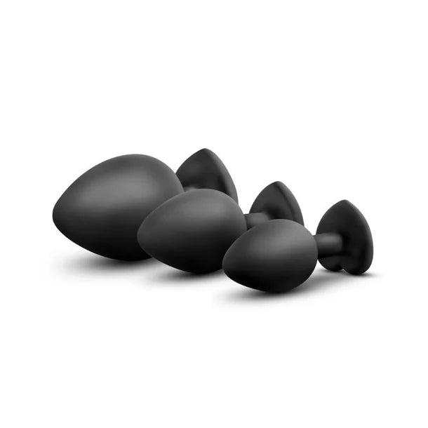 Luxe Bling Plugs Training Kit – 3 Sizes Silicone Set