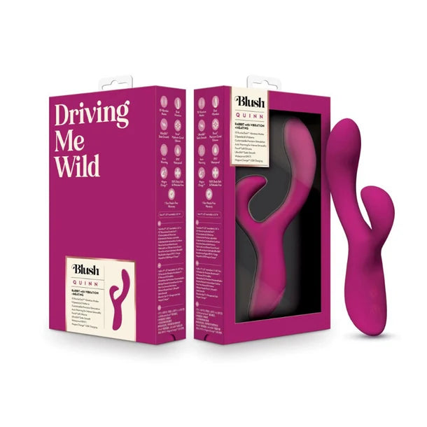 Blush Quinn Warming Rabbit Vibrator