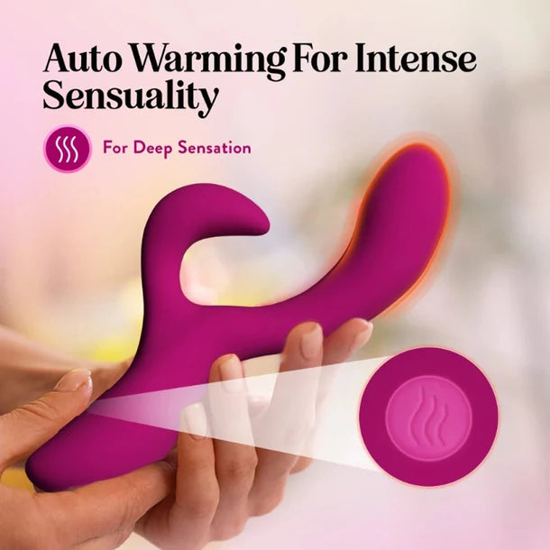 Blush Quinn Warming Rabbit Vibrator
