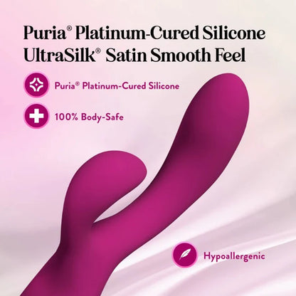 Blush Quinn Warming Rabbit Vibrator