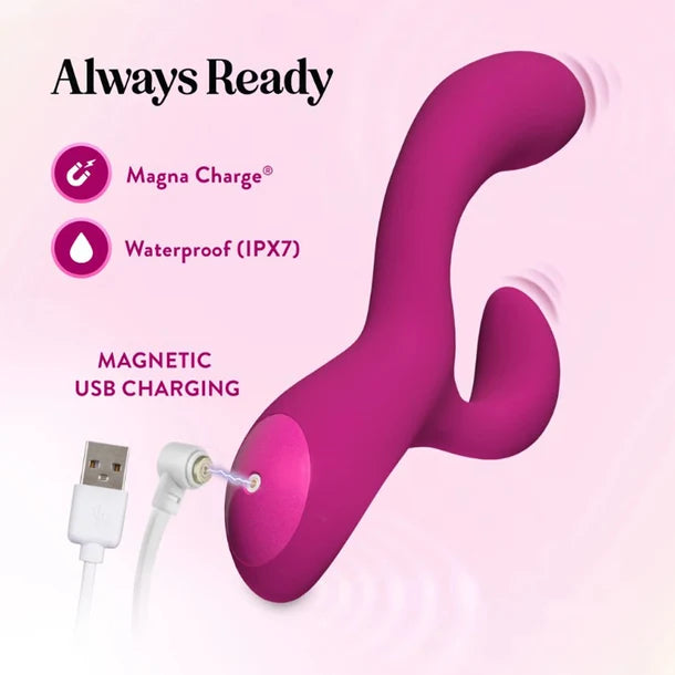 Blush Quinn Warming Rabbit Vibrator