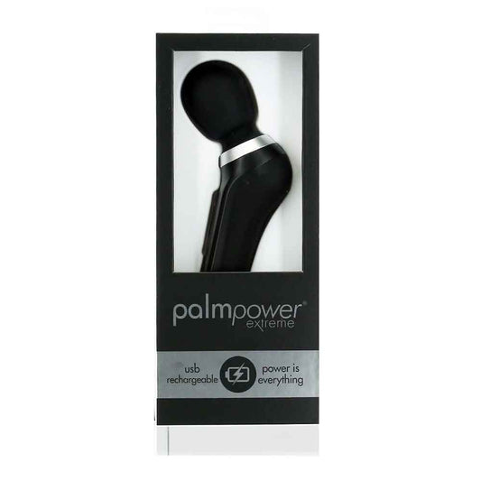 BMS Factory Palm Power Extreme Rechargeable Wand  - Black