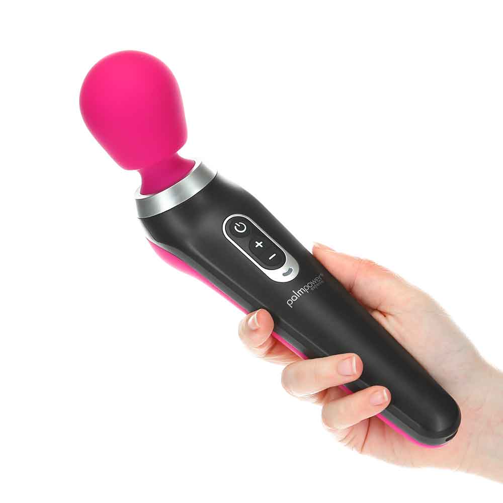 BMS Factory PalmPower® Extreme Rechargeable Wand – Black