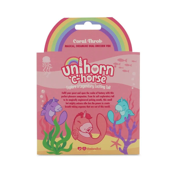 Unihorn C-Horse Coral Throb Dual-Motor Stimulator