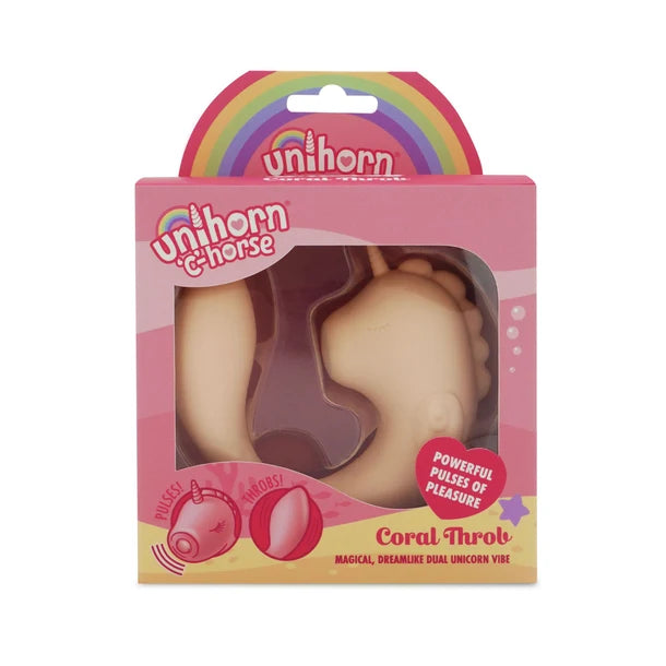 Unihorn C-Horse Coral Throb Dual-Motor Stimulator