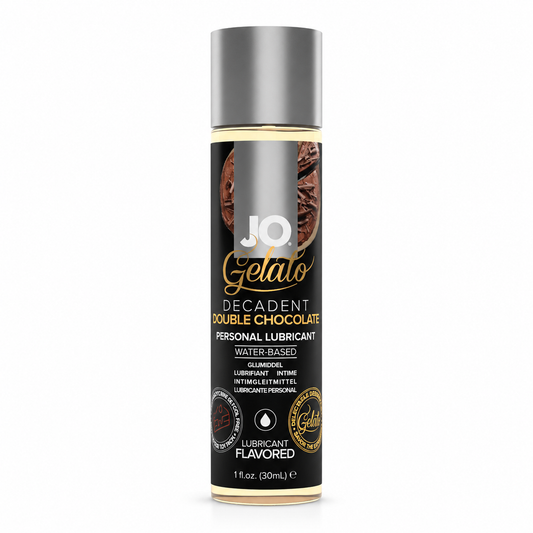 JO Gelato Decadent Double Chocolate Flavored Lubricant 2 Bottles（2 * 1 oz）