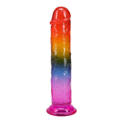 Doc Johnson 7.5" Jellies Rainbow Dong