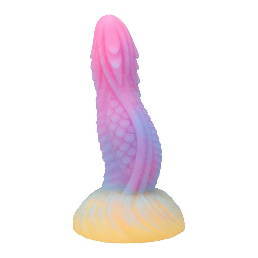 Fantasy Fuckers Lizard’s Tongue silicone dragon-skull fantasy dildo with textured scales and suction base