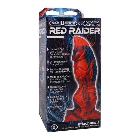 Doc Johnson Vac-U-Lock X Fantasy F*ckers Dildo – Red Raider