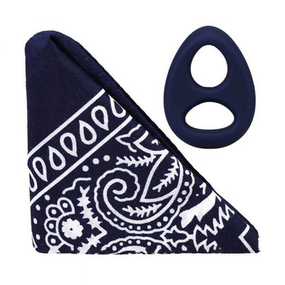 Doc Johnson The Code Silicone C-Ring with Bandana