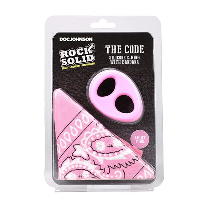 Doc Johnson The Code Silicone C-Ring with Bandana