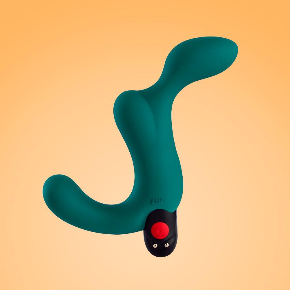 Fun Factory Duke – ergonomic prostate massager with curved shaft and bullet vibe