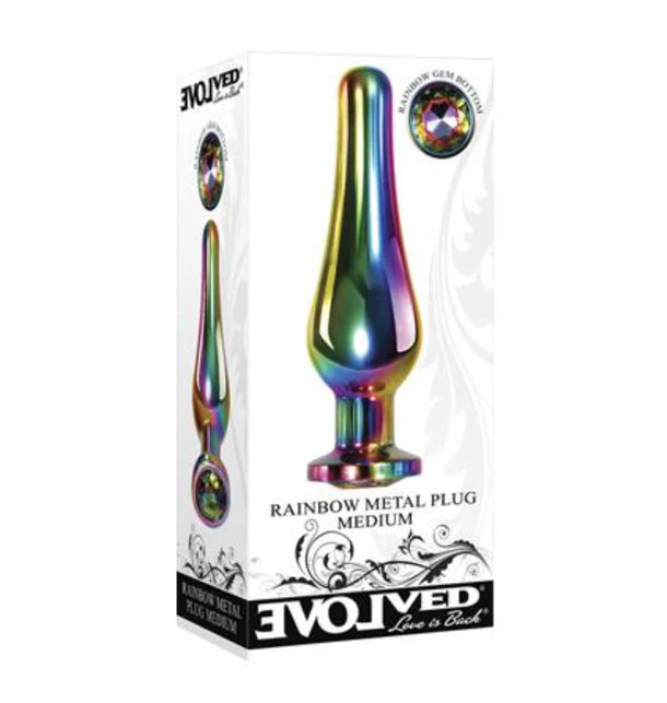 Evolved Novelties Rainbow Metal Plug
