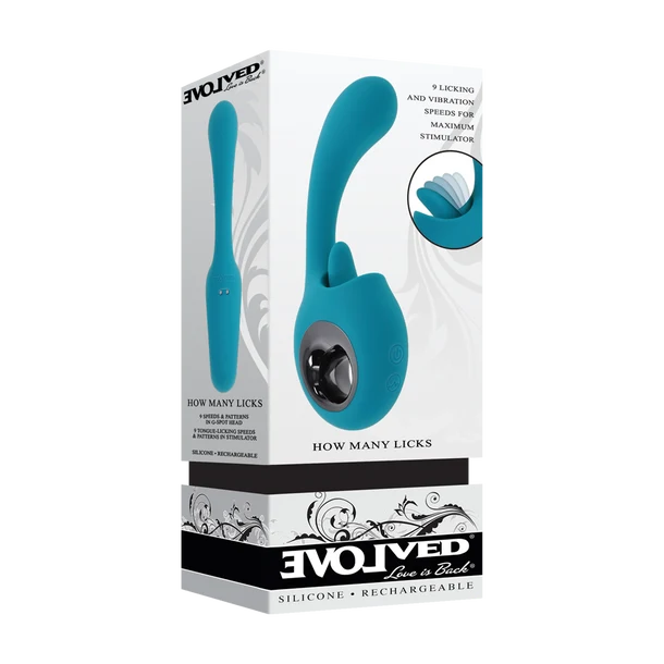 Evolved How Many Licks G-Spot & Licking Vibrator