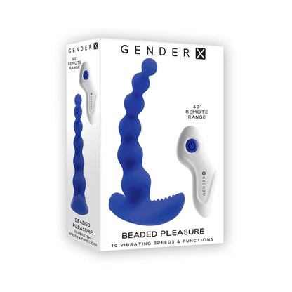 Evolved Gender-X Beaded Vibrator with Remote