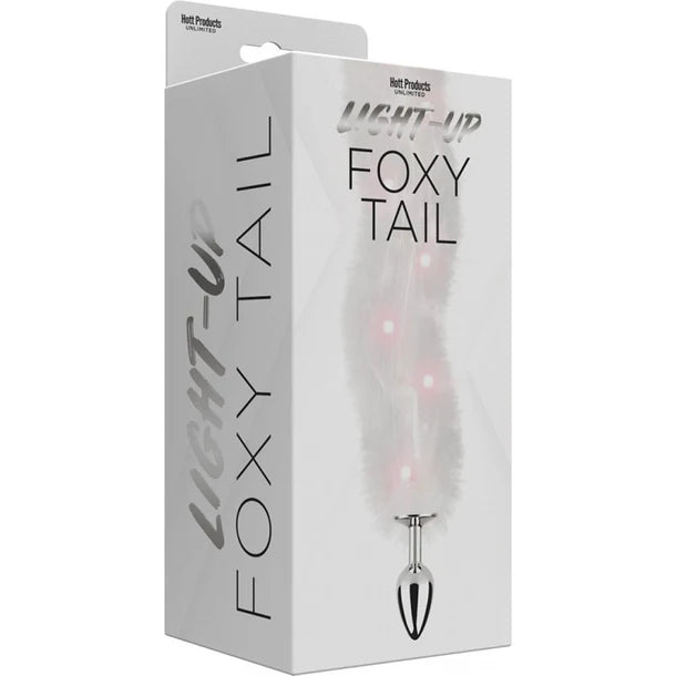 Hott Products Light Up Foxy Tail Butt Plug