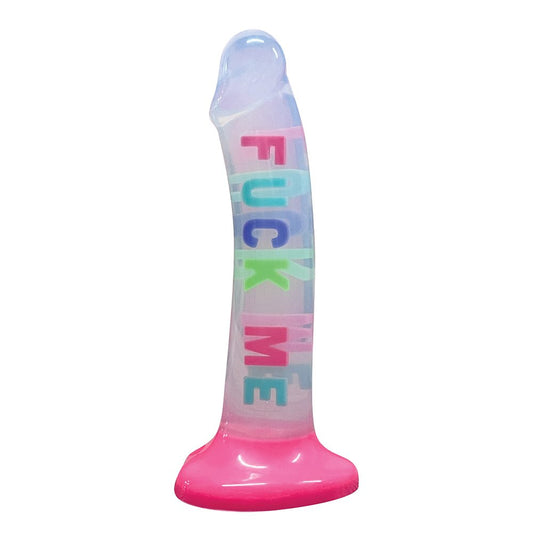 Hott Products Fuck Me 8″ Silicone Dildo with Suction Cup