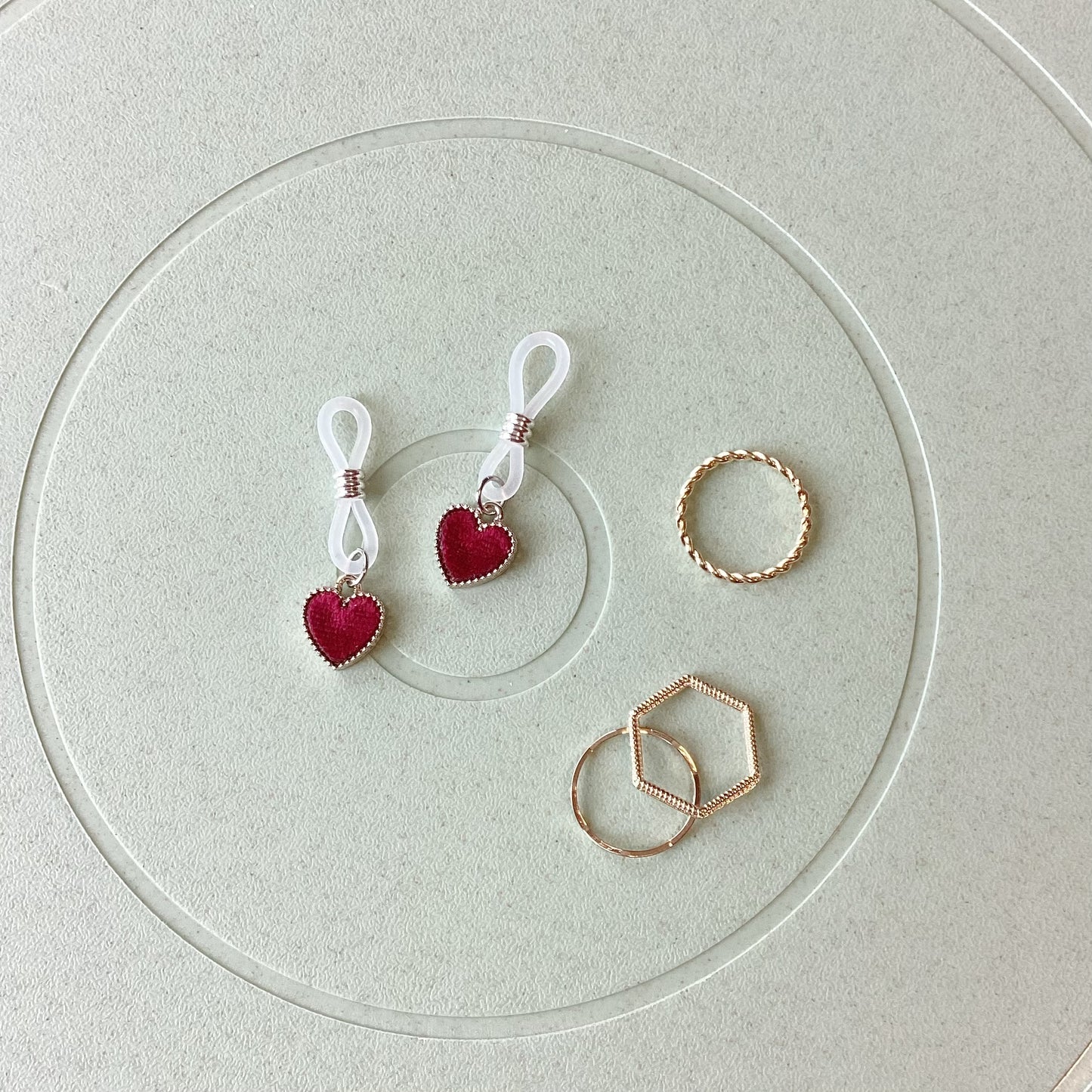 Heart Nipple Rings