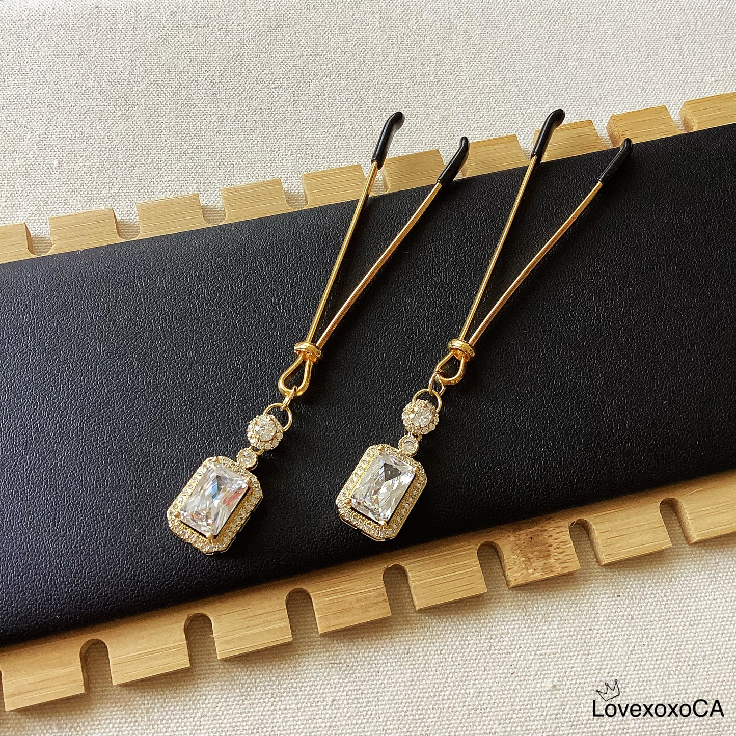 Square Gem Jewelry Set