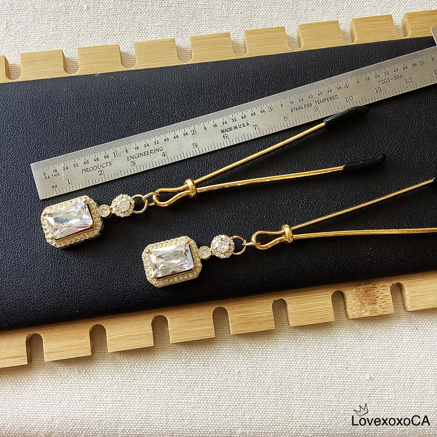 Square Gem Jewelry Set
