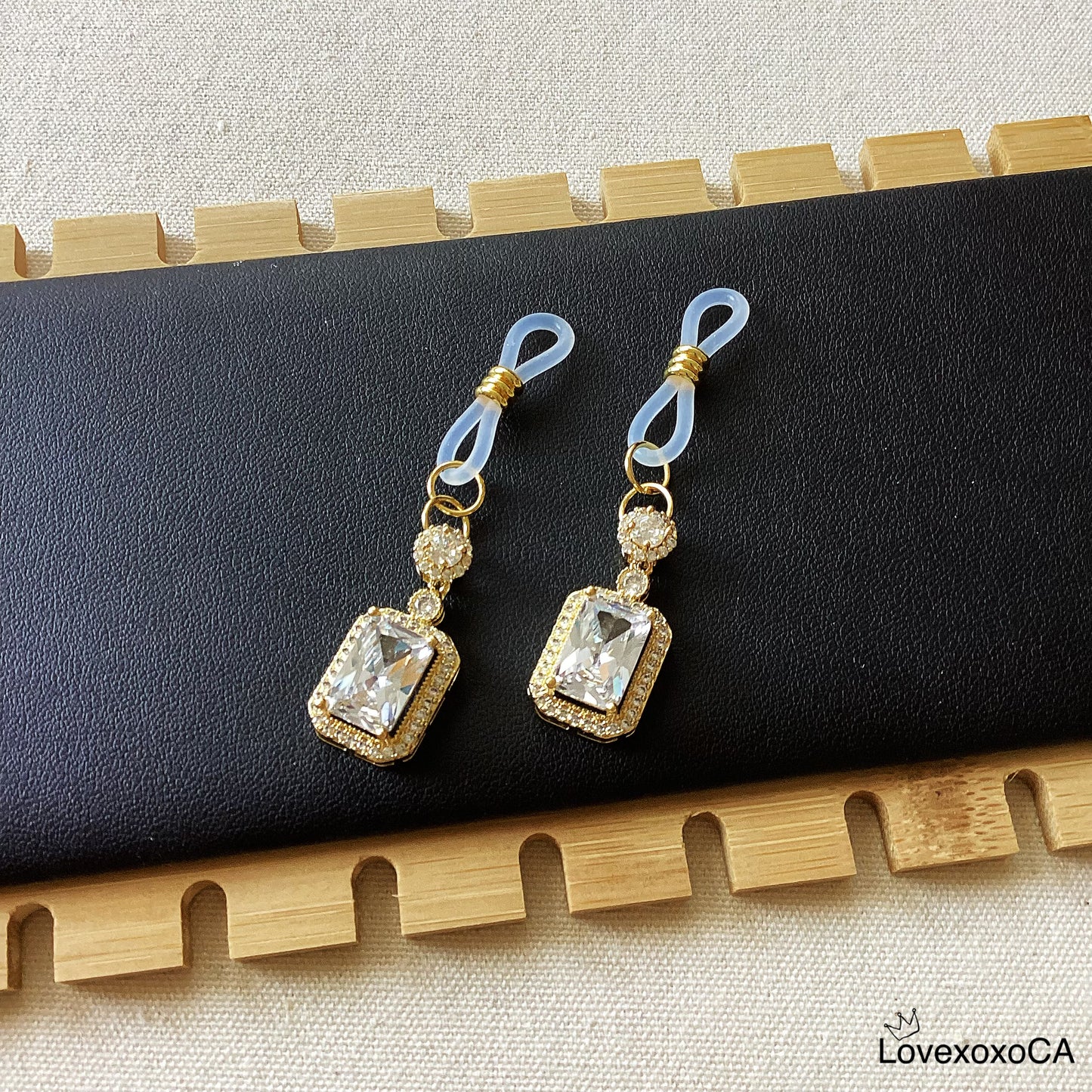 Square Gem Jewelry Set