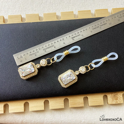 Square Gem Jewelry Set